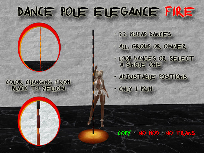 [Crazy] Dance Pole Elegance Fire
