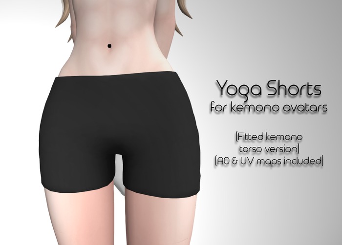 LMF Fitted Kemono Torso Yoga Shorts