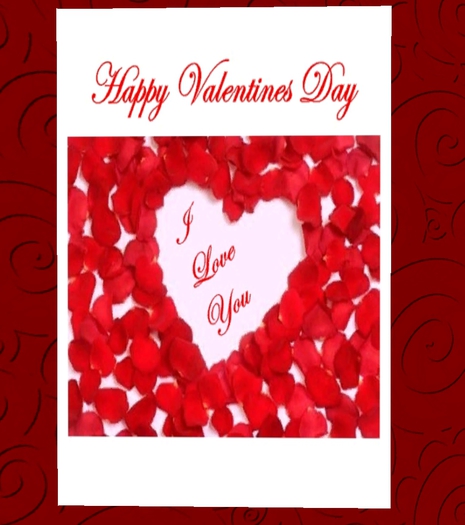 Valentine Card I luv U
