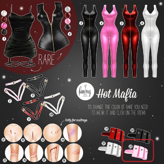 Fawny - Hot Mafia.Ammunition - Pink - 22