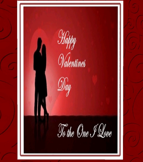 Valentines Card To the One I love