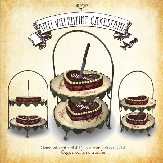 [noctis] Anti Valentine cakestand BOXED