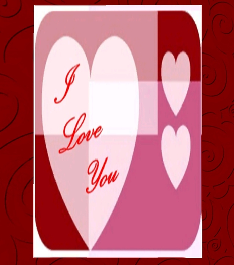 Valentine's Card I Love You