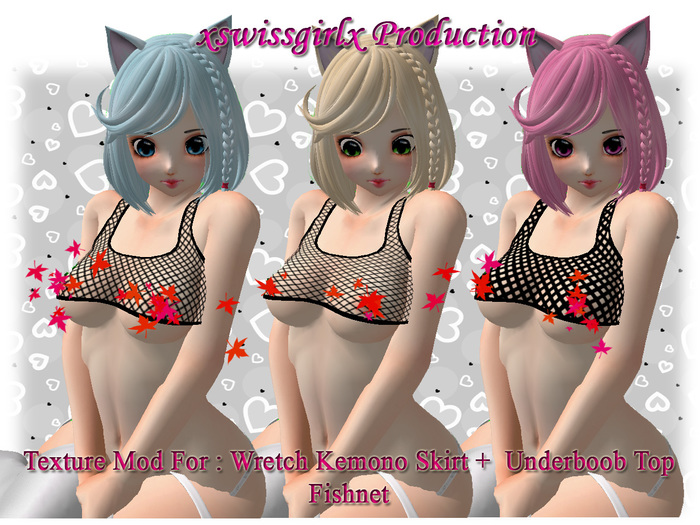 Textures Mod For : Wretch :: Kemono Underboob Top Fishnet