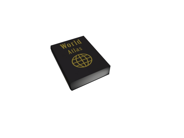 Fullperm Mesh Book with uv and texture map