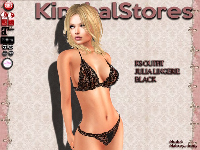150 KS OUTFIT JULIA LINGERIE BLACK