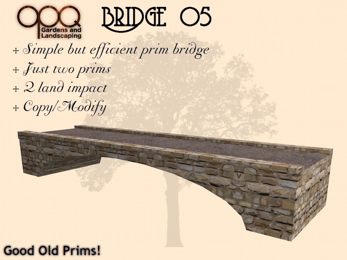 2 prim simple stone bridge - OPQ Bridge 05