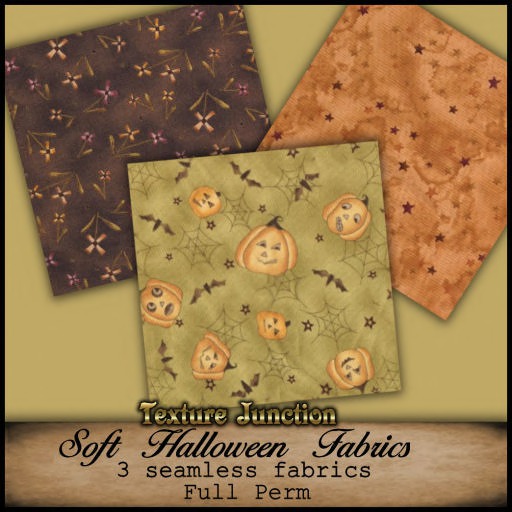 ~TJ~  Soft Halloween Fabric Textures