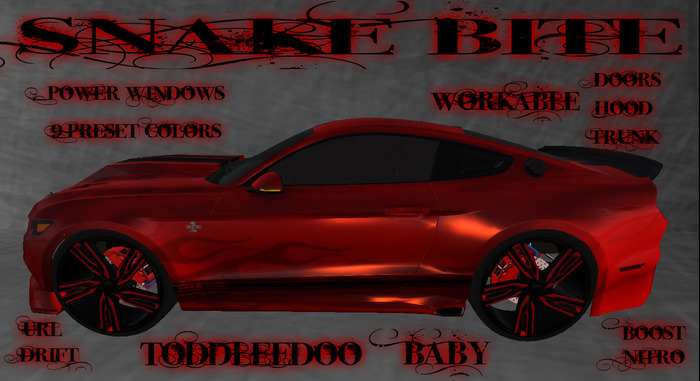::SSD:: Snake Bite TD Baby  mod/copy no trans (Boxed)