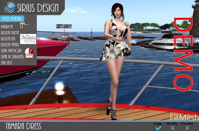 Sirius DesignTamara Dress Boxed ==DEMO