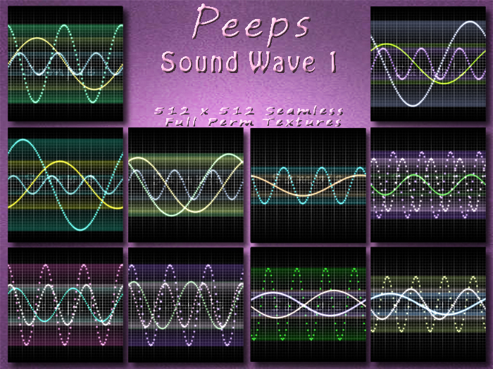 Peeps Textures Sound Wave 1