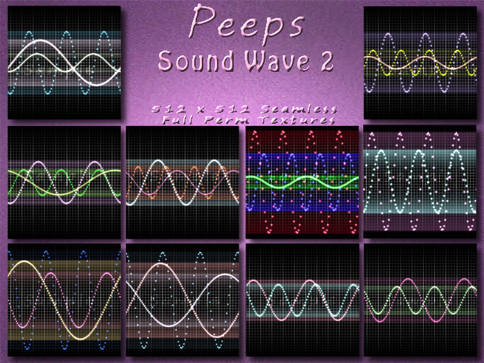 Peeps Textures Sound Wave 2