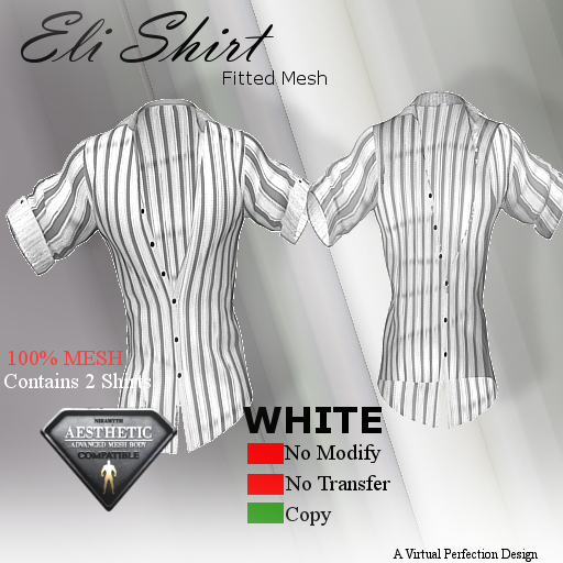 !VP Aesthetic Eli Shirt White