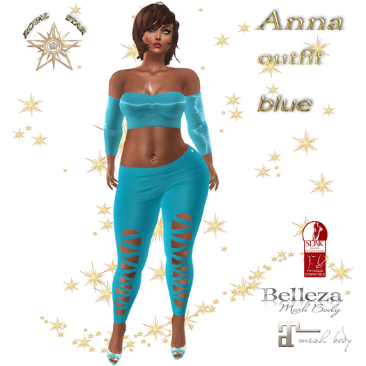 Anna outfit  Blue