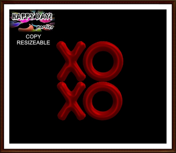 Valentine's - XOXO Balloons Red Sign a