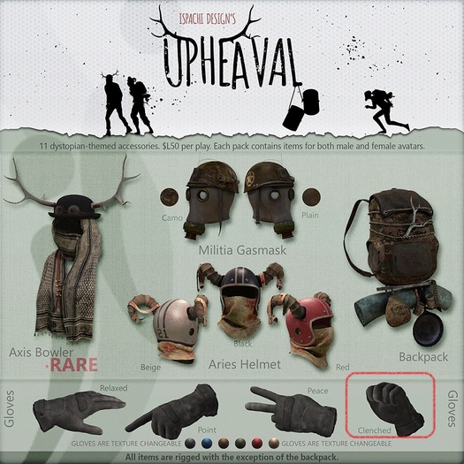 ISPACHI [Upheaval] Gloves - Clenched