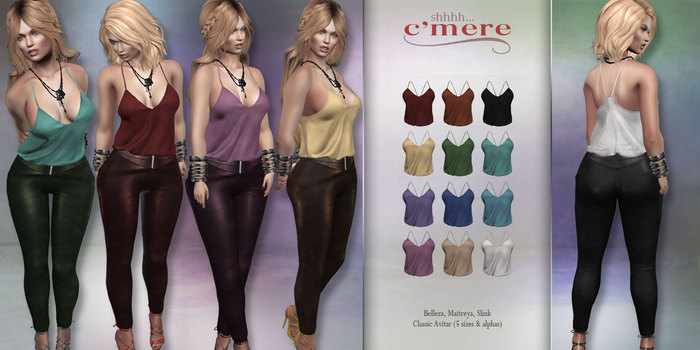 c'mere Spaghetti Strap Tank - DEMO