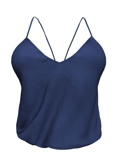 c'mere Spaghetti Strap Tank BLUE