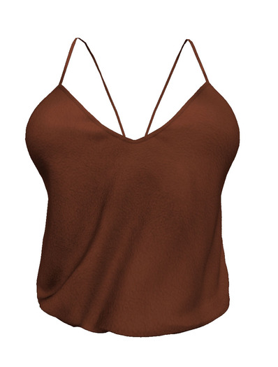 c'mere Spaghetti Strap Tank ORANGE