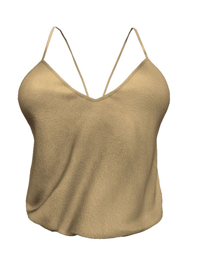 c'mere Spaghetti Strap Tank YELLOW