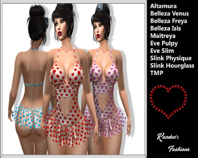 So In Love Exploding Hearts Dress + Hud