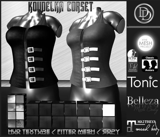 ☾ⅅⅅ☽ KOUDELKA CORSET / Metal Gotich DEMO