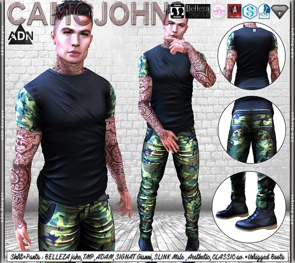 [AdN] CAMOJOHN (belleza jake slink male adam tmp aesthetic signature gianni classic avatar)