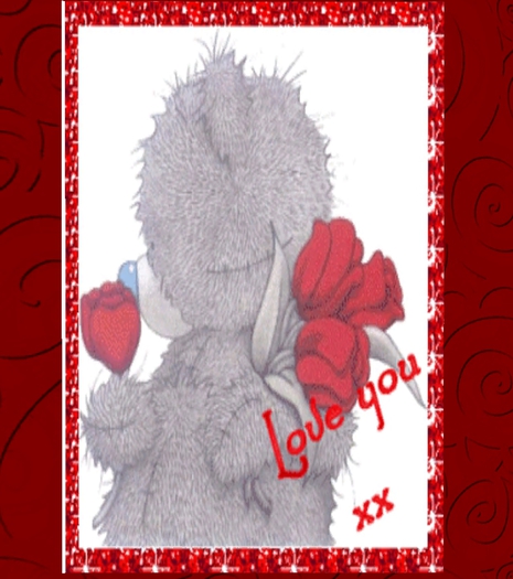 Teddy Valentine Card