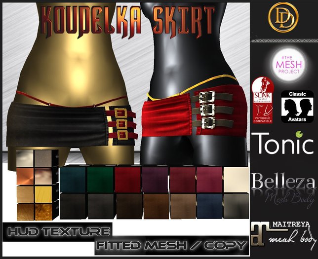 "DD" KOUDELKA SKIRT / Metal Gotich
