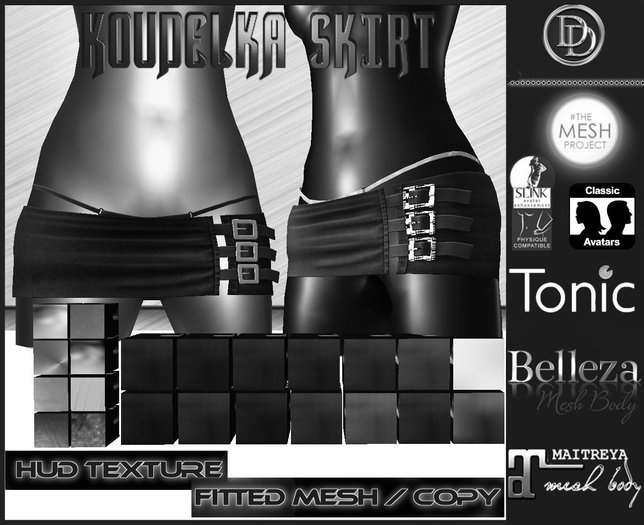 ☾ⅅⅅ☽ KOUDELKA SKIRT / Metal Gotich / DEMO