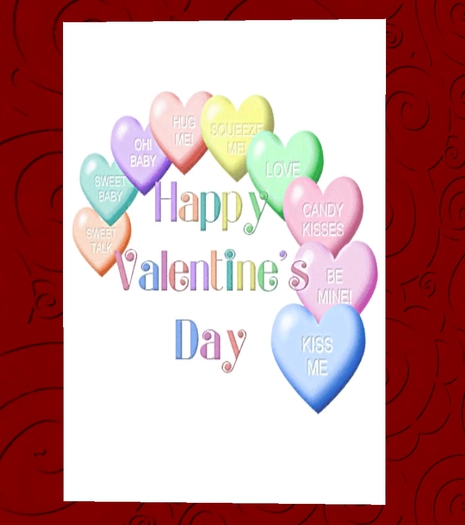 Valentines Card Happy Valentines