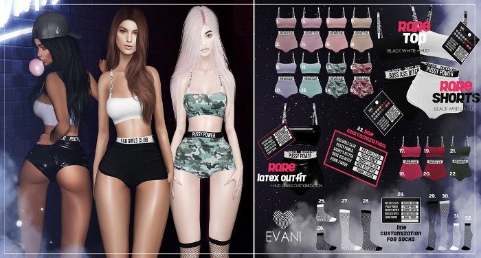 EVANI - (6) Hanna shorts [Blush] Maitreya L.  EVANI - (5) Hanna top [Blush] Maitreya L. 