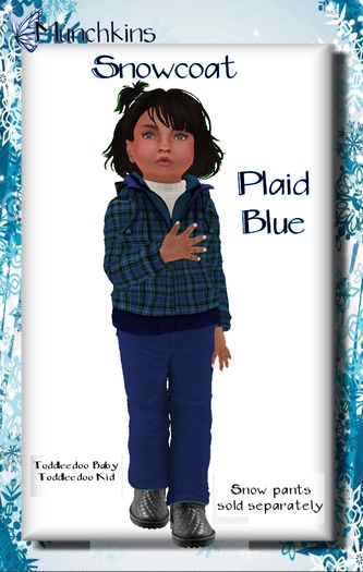 {M} - Snowcoat [TD] [Plaid Blue] [Boxed]