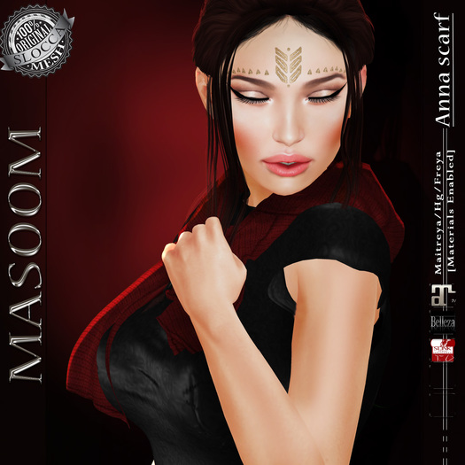 [[ Masoom ]] Anna scarf Gift / Trans