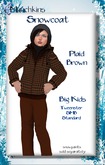 {M} - Snowcoat [BK] [Plaid Brown] [Boxed]