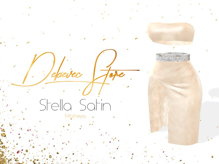 DEBEVEC - Stella Satin [IVORY]