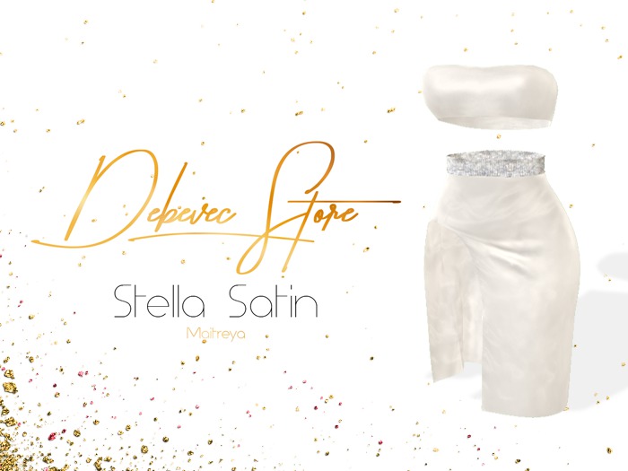 DEBEVEC - STELLA SATIN [WHITE]