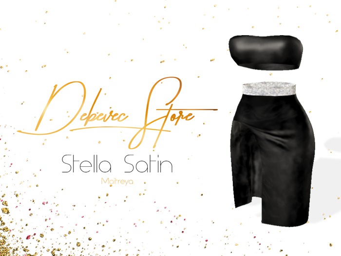 DEBEVEC - STELLA SATIN [BLACK]