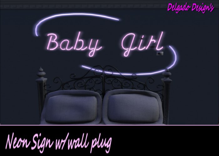*RD-Baby Girl Neon Sign