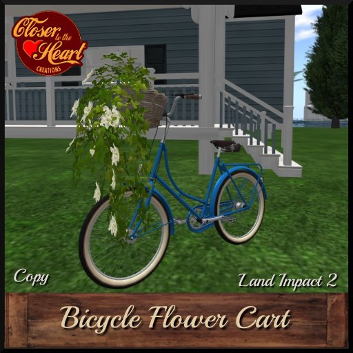 Bicycle Flower Cart