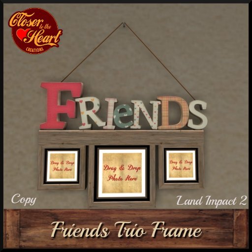 Friends Trio Frame**