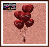 Valentine's - 5 Balloons Set - Be Mine