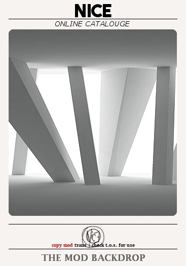 /\/. The Mod Backdrop - White