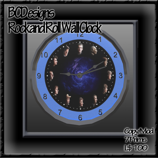 BCDesigns Rock and Roll Clock 