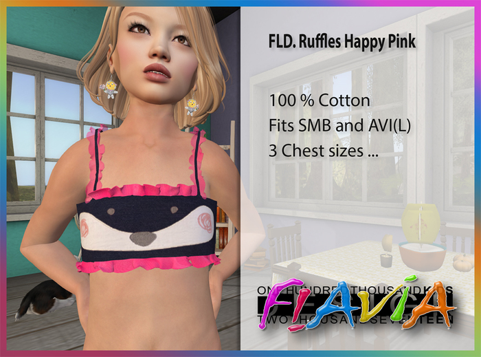 Flavia Designs - FLD. Ruffles Top Happy Pink
