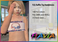 Flavia Designs - FLD. Ruffles Top Headphone