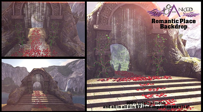 #Cranked# Romantic Place Backdrop