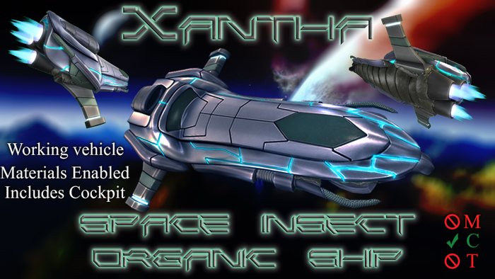Xantha - Space Insect Organic Ship