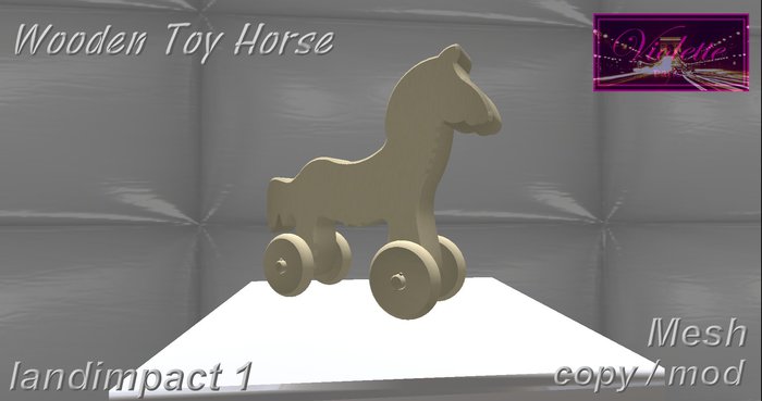 Wooden Toy Horse mesh 