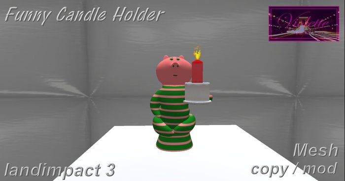 Funny Candle Holder mesh  